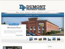 Tablet Screenshot of dumontpropertygroup.com